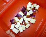 レンジで2分！さつまいもご飯（１膳分）作り方2写真