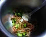 桜えび＆枝豆のマヨつゆおにぎり作り方1写真