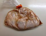 ぷるぷるジュレ添え♪鶏と舞茸の味付蒸し作り方2写真