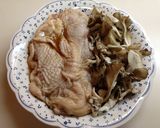 ぷるぷるジュレ添え♪鶏と舞茸の味付蒸し作り方4写真