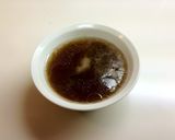 ぷるぷるジュレ添え♪鶏と舞茸の味付蒸し作り方7写真