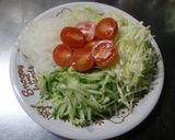 時短簡単♪スライサーサラダ作り方1写真