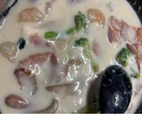 冷凍うどん❤カルボナーラ❤簡単ソース🎵作り方3写真
