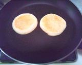 朝マック風！チーズハンバーグマフィン作り方1写真
