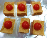 絹揚げとトマトのチーズ焼き　バジル風味作り方1写真