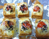 絹揚げとトマトのチーズ焼き　バジル風味作り方5写真