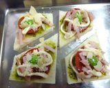 トマトとハムのカナッペ バジル風味作り方4写真