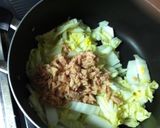 白菜とツナの炒め煮作り方3写真