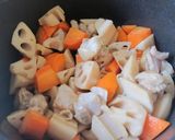 里芋と鶏肉のほっこり煮作り方3写真