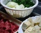 寒い日のはふはふ肉豆腐作り方1写真