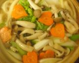 挽肉団子入り煮込みうどん（醤油味）作り方8写真