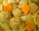 挽肉団子入り煮込みうどん（醤油味）作り方9写真
