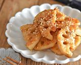 れんこんの味噌マヨ照り焼き作り方4写真
