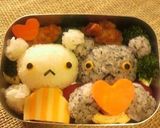 ＊キャラ弁＊しろくまちゃんとこぐまちゃん作り方5写真