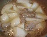 豚バラスライスで★乱切り大根の煮物★作り方6写真