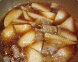 豚バラスライスで★乱切り大根の煮物★作り方7写真