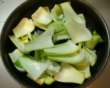 青梗菜のミルク煮　ちんげんさい牛乳煮作り方2写真