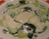 青梗菜のミルク煮　ちんげんさい牛乳煮作り方4写真