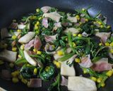✿ほうれん草＆エリンギのバター醤油炒め✿作り方5写真