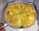 白菜・海老・キノコのかき玉中華スープ作り方5写真