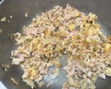 タコ挽肉キムチ丼作り方3写真