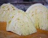 アンチョビガーリックの焼きキャベツ作り方1写真