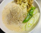 舞茸天ぷらの濃厚豆乳そば作り方4写真