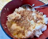 蒸し茄子丼アップグレードTKG作り方8写真