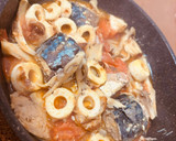 サバ缶のトマト煮込みアヒージョ風作り方2写真