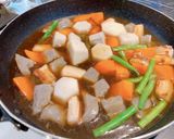 ごはんがすすむ！里芋と豚バラの彩り煮作り方6写真