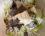 油少なめ辛さ無し！豆腐入りチョレギサラダ作り方3写真