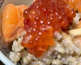 簡単　サーモンすじこ丼作り方6写真