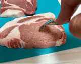 少ない油で分厚いトンカツ揚げてみました🐷作り方1写真