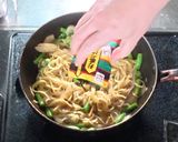 ツナと三度豆のお茶漬けパスタ作り方3写真