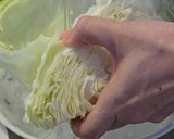 干しエビとキャベツの炒め物作り方1写真