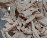 梅干しと鶏胸肉の梅酢和え作り方2写真