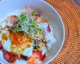ベーコンエッグ丼作り方7写真