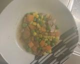 レンジ簡単ビーフシチュー味オムライス弁当作り方3写真