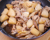 味しみしみ豚バラ大根とごぼうの生姜煮🤤💖作り方4写真