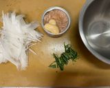 美活⭐︎長茄子の貧乏人パスタと大根サラダ作り方7写真
