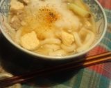 鶏肉と長ネギのおろしうどん作り方9写真