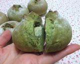春菊とホウレン草のパン作り方10写真