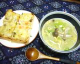レタスと卵のモーニングスープ♪作り方4写真
