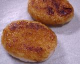 なんちゃって五平餅ღお好み焼き風作り方5写真