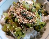 おかわりしたくなる！大根葉の浅漬けで菜飯作り方1写真