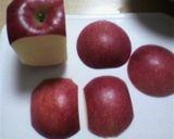 お弁当に～お花のリンゴ作り方1写真