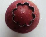 お弁当に～お花のリンゴ作り方5写真