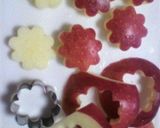 お弁当に～お花のリンゴ作り方6写真
