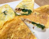 ほうれん草とそぼろの卵焼き作り方5写真