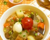 朝からポカポカ♪おでん風コンソメスープ作り方6写真